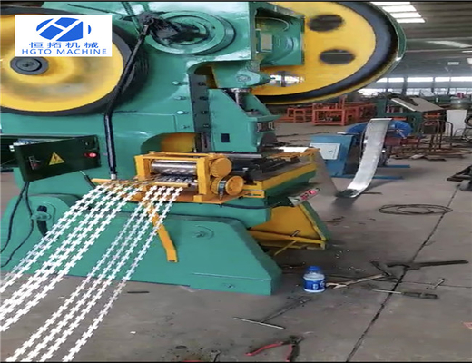 HGTO Iron Barbed Razor Blade Wire Making Machine Fireproof Abrasion Resistant