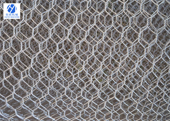 Lightweight Oilproof Hexagonal Gabion Mesh , Hot Dipped Galvanised Hexagonal Netting