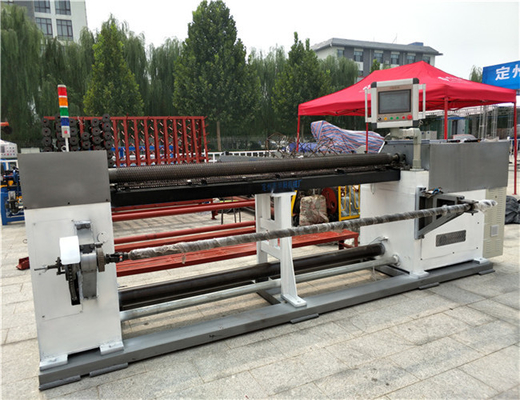 CNC Automatic Diamond Mesh Machine , 2-5 Ton Hexagonal Wire Mesh Equipment