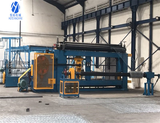 Vertical Anti Rusting Gabion Box Machine 100x120mm Mesh Corrosion Resistant
