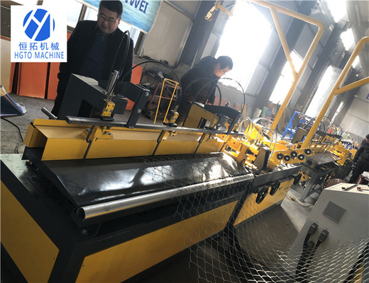 Anti Corrosion PLC Chain Link Fence Manufacturing Machine Multiscene