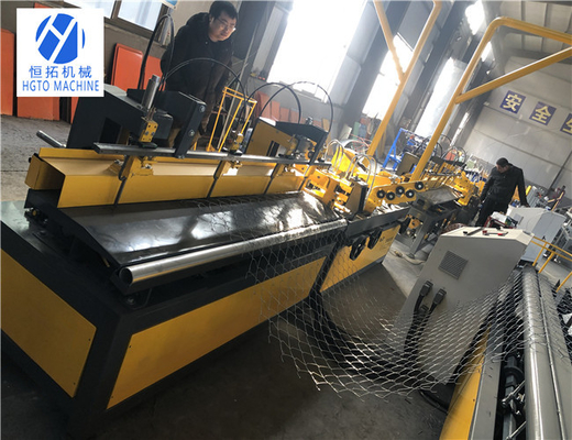 Double Wire Chain Link Fence Machine PLC Anti Aging Multiscene