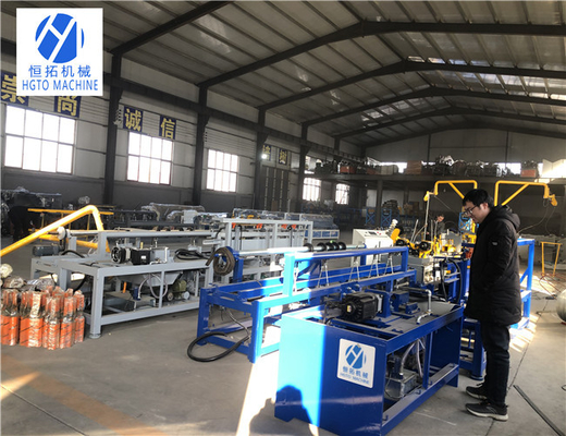 Anti Corrosion PLC Chain Link Fence Manufacturing Machine Multiscene