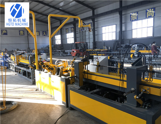 PLC Servo Motor Chain Link Fence Machine Anticorrosive Automatical