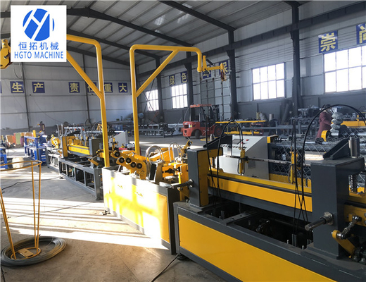 Double Wire Chain Link Fence Making Machine Automatic Rustproof Anticorrosive