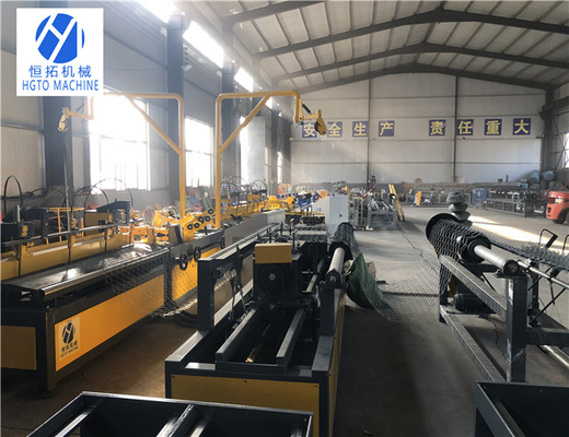 Diamond Mesh Making Chain Link Fence Machine HGTO Rustproof Anticorrosive