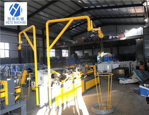 PLC Servo Motor Chain Link Fence Machine Anticorrosive Automatical