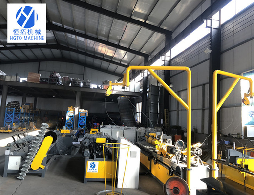 ISO 5.5kw Fully Automatic Chain Link Fence Machine Shockproof