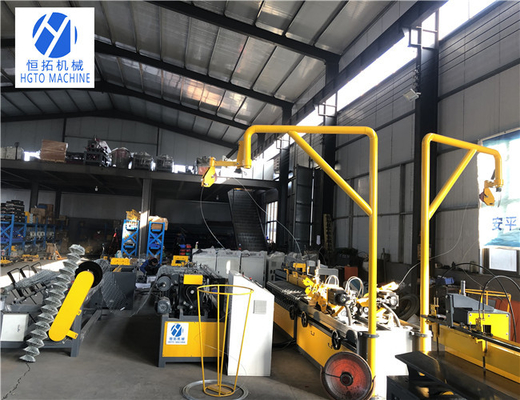 ISO 5.5kw Fully Automatic Chain Link Fence Machine Shockproof