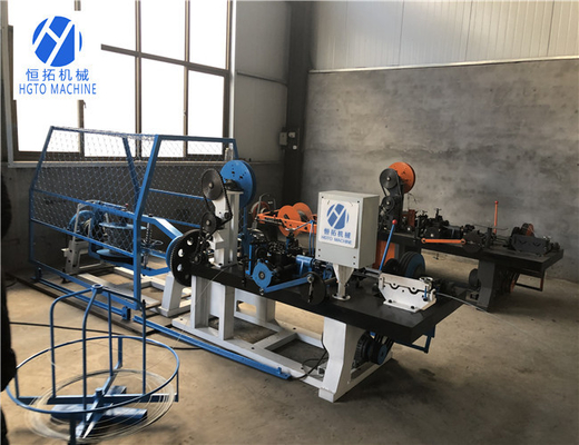 Razor Galvanized Barbed Wire Fencing Making Machine Anti Corrosion