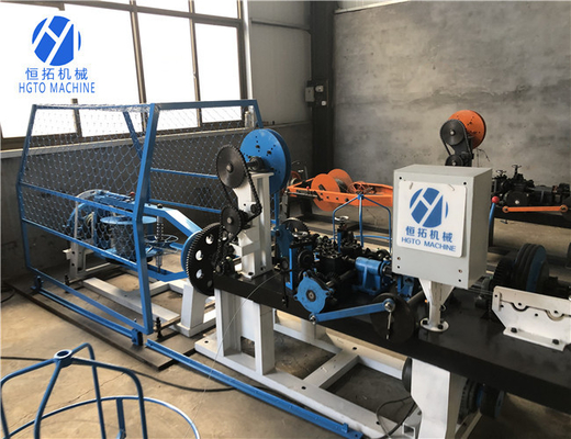 Fully Automatic Gi Barbed Wire Machine High Output