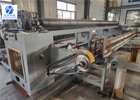 3000mm Cnc Weaving Hexagonal Wire Mesh Machine For Courtyard Wall