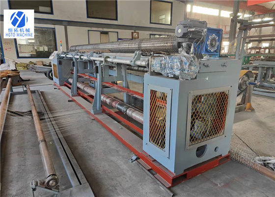 Breeding Industry 4000mm Hexagonal Wire Mesh Making Machine Weaving Cnc