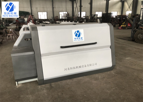 PET Gabion Wire Mesh Making Machine , 80x100mm Anti Corrosion Hexagonal Mesh Machine