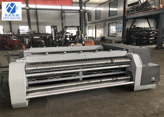 PET Gabion Wire Mesh Making Machine , 80x100mm Anti Corrosion Hexagonal Mesh Machine