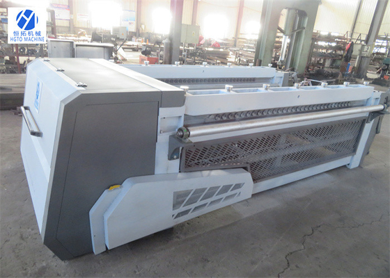 PLC Hexagonal Fish Net Making Machine , Double Twisted Agro Net Making Machine