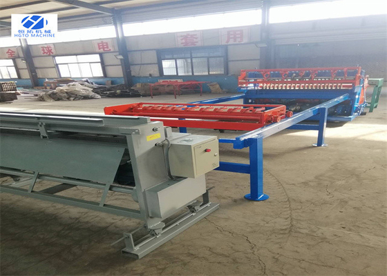 Rabbit Cage 5mm Wire Mesh Welding Machine , LCD Touchscreen Mesh Welding Equipment