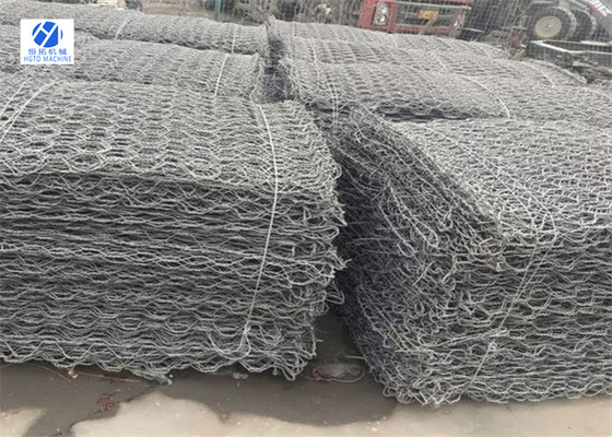 100mm Multiscene Hexagonal Wire Mesh Netting Stone Basket Corrosion Resistant