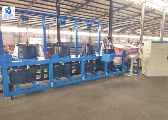 Dry Iron Pulley Wire Drawing Machine PLC Control Multifunctional
