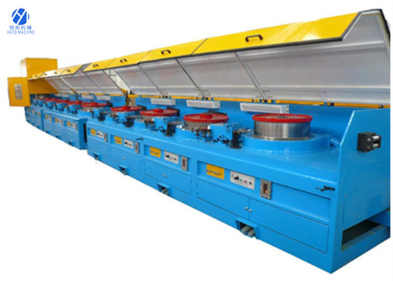 ISO 18.5kw High Carbon Wire Drawing Machine , Shockproof Steel Drawing Machine