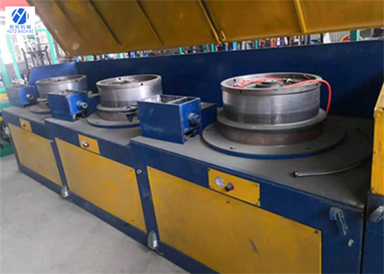 ISO 18.5kw High Carbon Wire Drawing Machine , Shockproof Steel Drawing Machine
