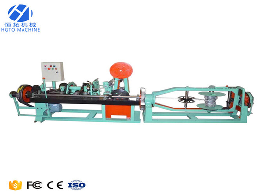 Razor Automatic Barbed Wire Making Machine Hot Dip Galvanized 1485m/H