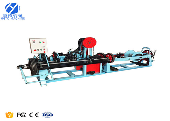 Razor Automatic Barbed Wire Making Machine Hot Dip Galvanized 1485m/H