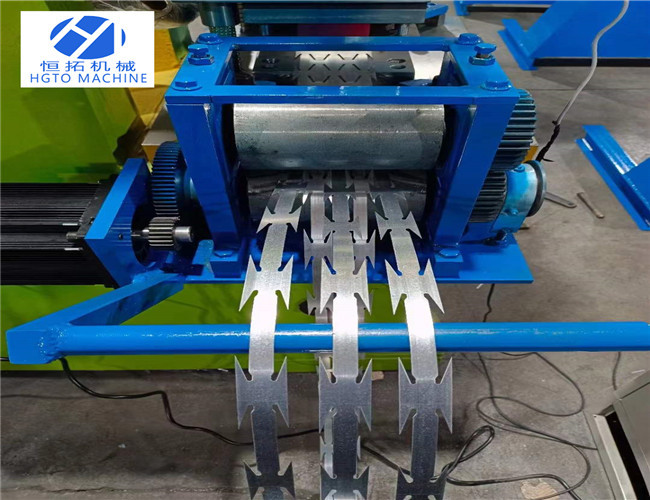 Anti Seismic Razor Blade Grinding Machine , Automatic Concertina Wire